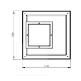 1000 Litre GRP Water Tank - Two Piece Insulated