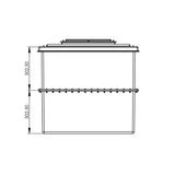 1000 Litre GRP Water Tank - Two Piece Insulated