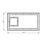 2000 Litre GRP Water Tank - Two Piece Insulated