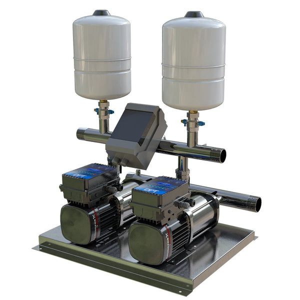 Vari-Rs Twin 5-7 Grundfos booster Pump With TD Variable Speed Controller