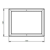 680 Litre GRP Water Tank - Two Piece Insulated Lid Dimensions