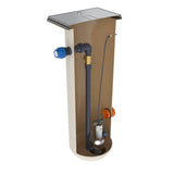 Clearwater 400L Compact Sewage Pumping Station internal view