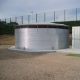 GALVANISED STEEL WATER TANK In Situ 2