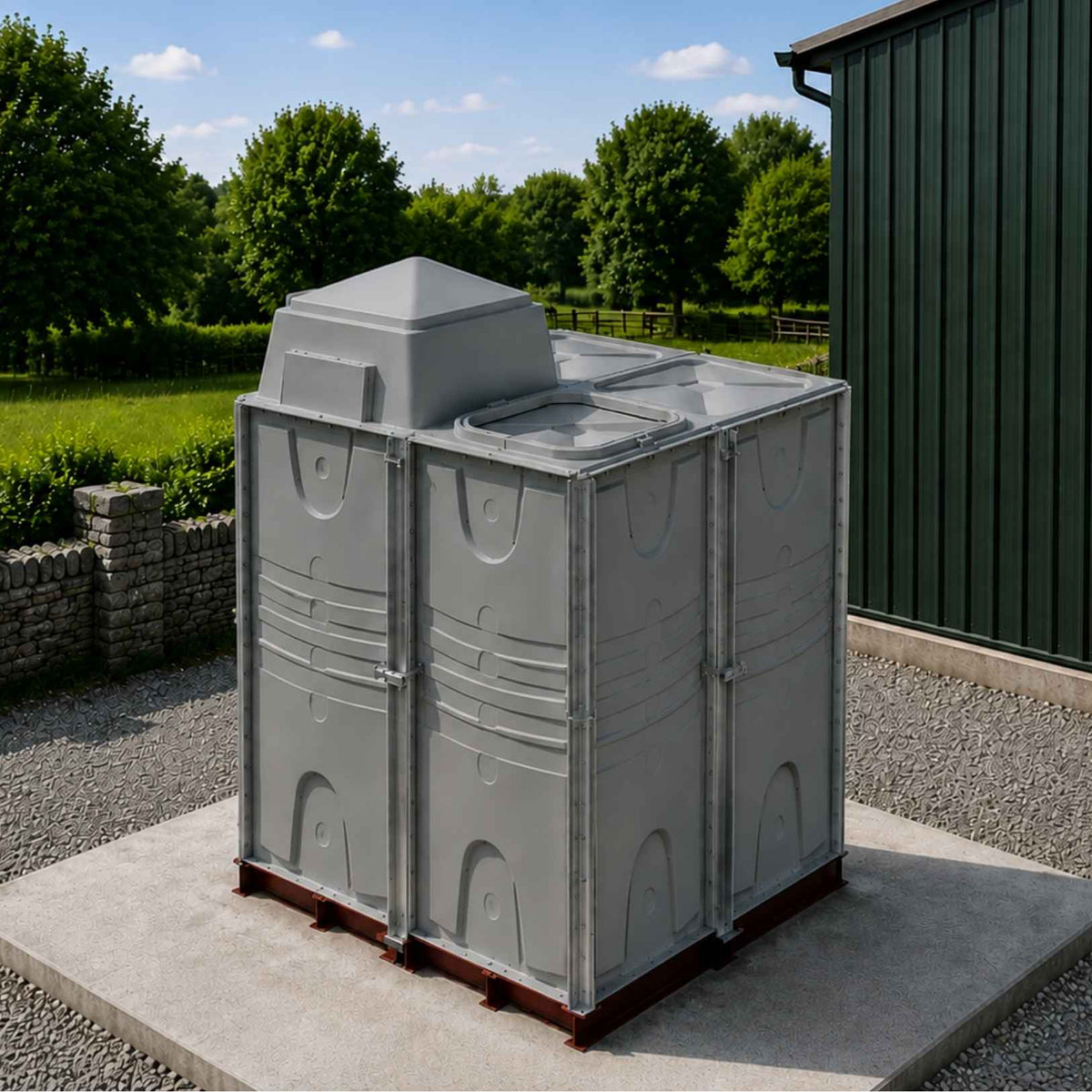 GRP Sectional IFB AB Airgap Tanks