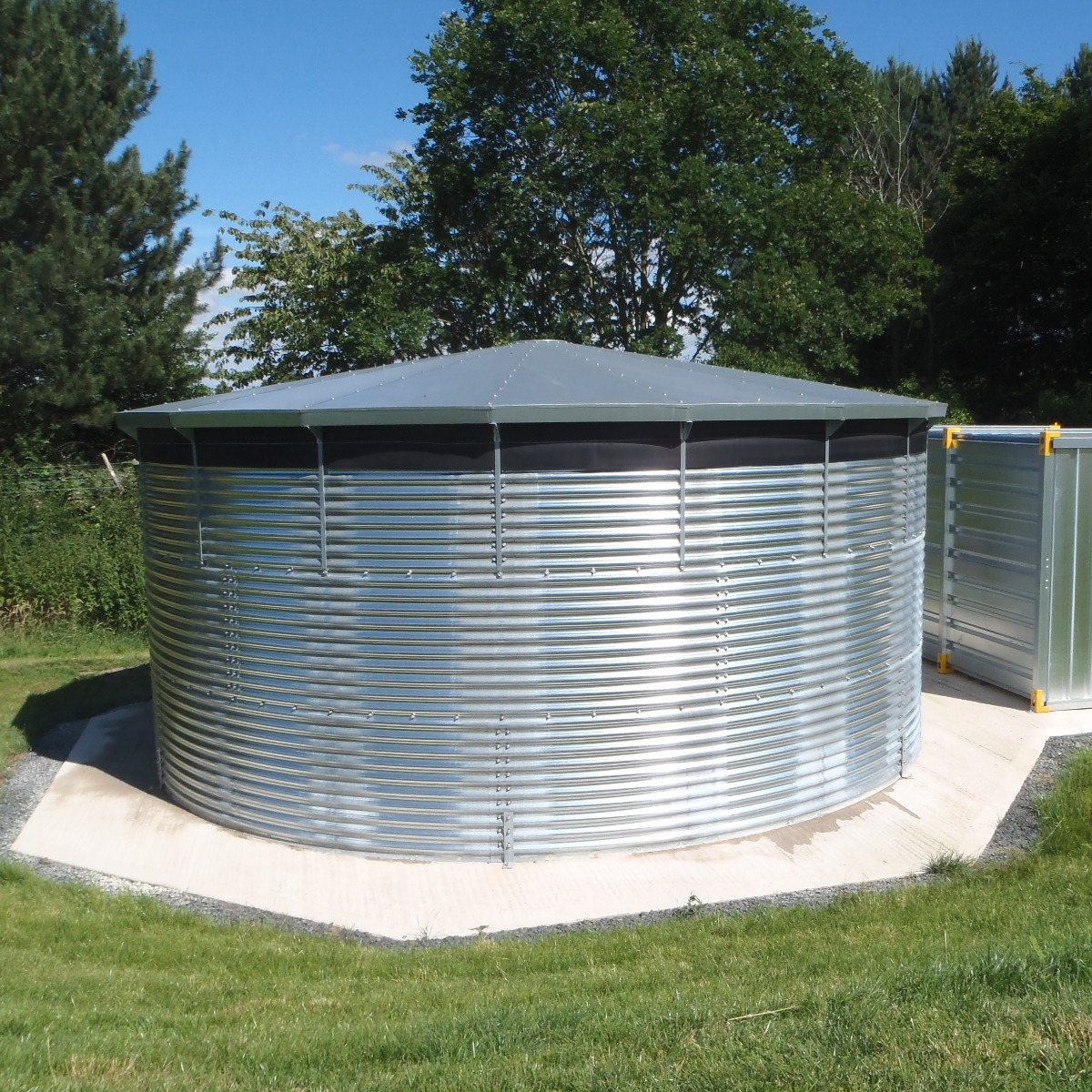 200000l Galvanised Steel Water Tank Tanks Ie 0530