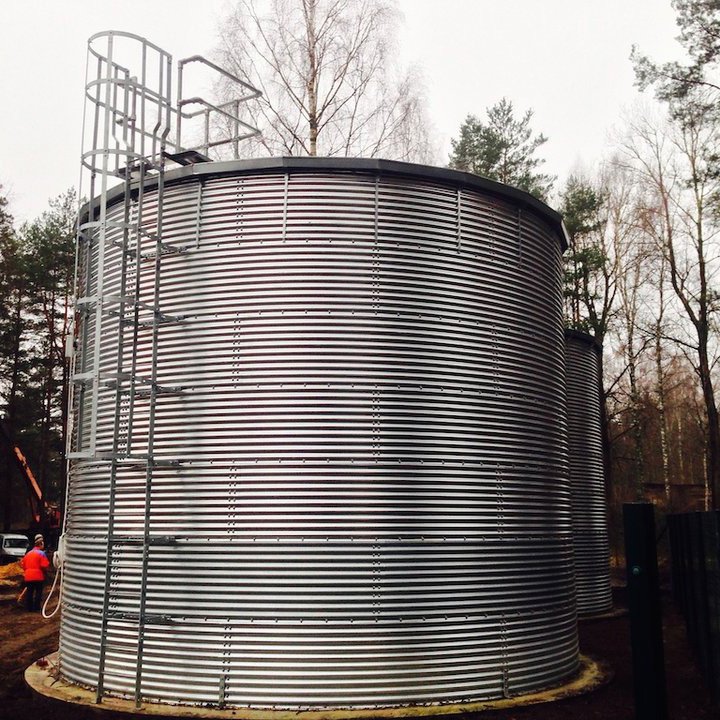 500000l Galvanised Steel Water Tank Tanks Ie 7722