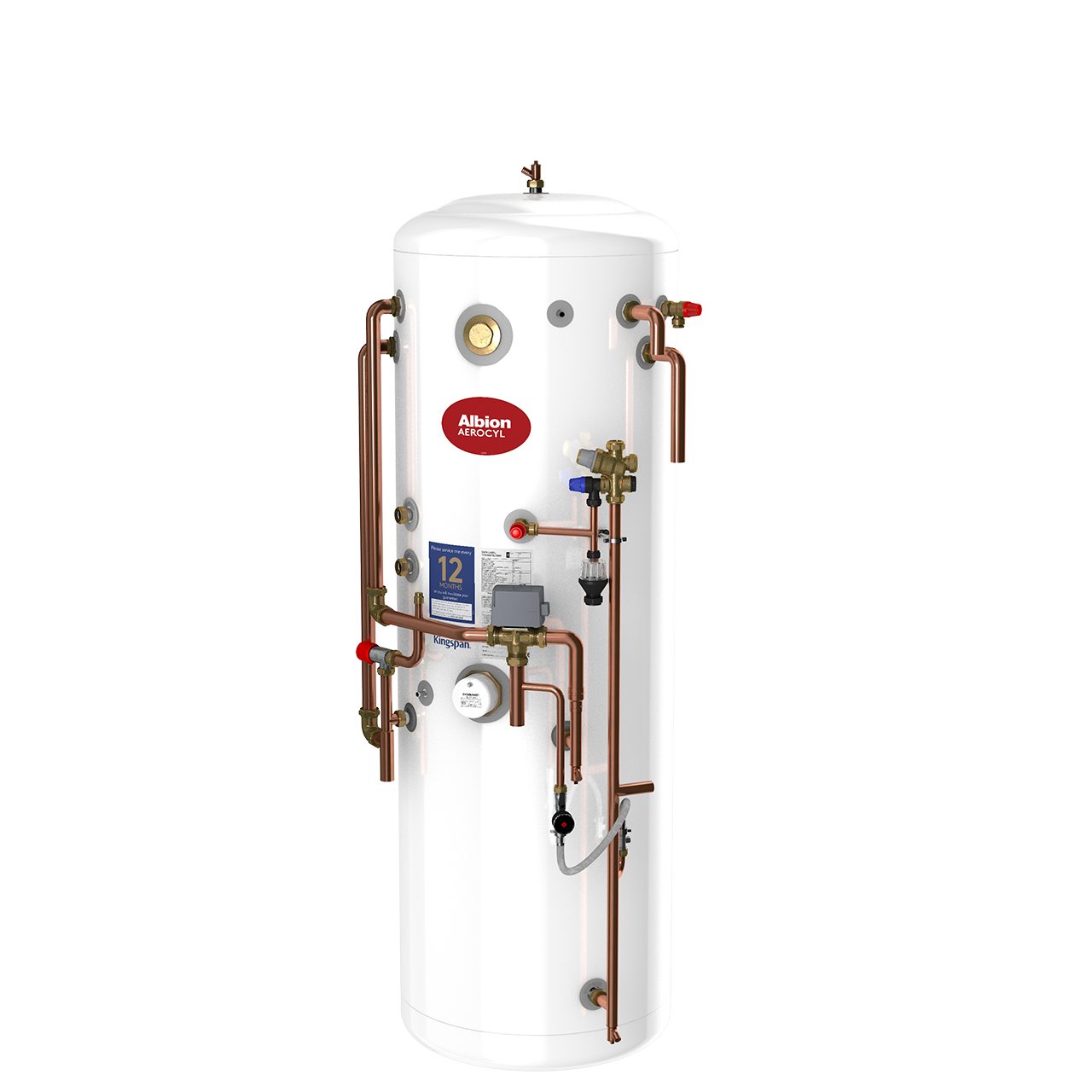 Aerocyl 180l Heat Pump Hot Water Cylinder W Integral Buffer Tanks Ie