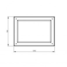 340 Litre GRP Water Tank - Two Piece Insulated