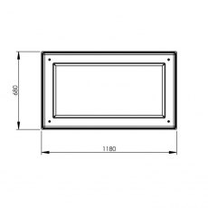 601 Litre GRP Water Tank - Two Piece Insulated