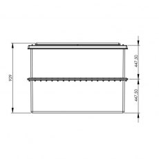 909 Litre GRP Water Tank - Two Piece Insulated