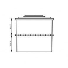 1000 Litre GRP Water Tank - Two Piece Insulated