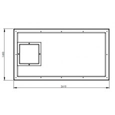 3185L One Piece Insulated GRP Water Tank 3185L One Piece Insulated GRP Water Tank