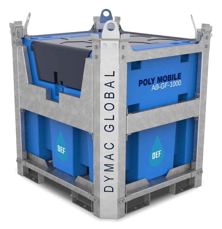 Dymac Ireland Polymobile Adblue Galvanised Frame 1000L